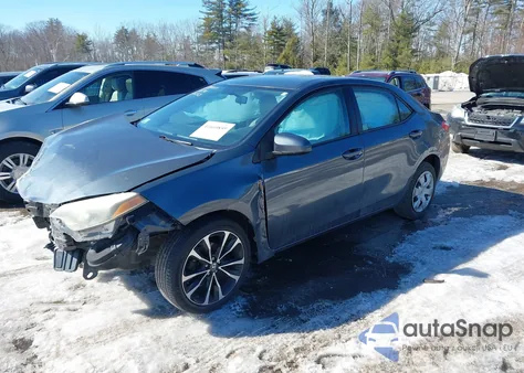 2015 Toyota Corolla Le из США, поврежденный, VIN 5YFBURHE8FP268293